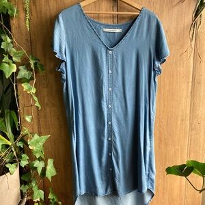 Loose fit airy 100% tencel dress size L